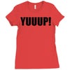yuup humour Ladies Fitted T-Shirt