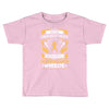 Never Underestimate The Strength Of A Childhood Cancer Warrior Toddler T-shirt