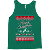 merry christmas ugly christmas sweater Tank Top