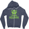 sham rocker shamrock Zipper Hoodie
