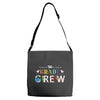 4th grade crew Adjustable Strap Totes