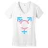 transgender Women's V-Neck T-Shirt
