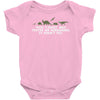 this t shirt was tested on dinosaurs Baby Onesie