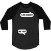 I am Hungry Me Too Mom and Baby Talking 3/4 Sleeve Shirt