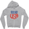 made in usa Zipper Hoodie