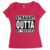 straight outta my twenties Women's Triblend Scoop T-shirt