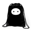 big hero 6 baymax head eyes Drawstring Bags