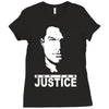 steven seagal out for justice retro Ladies Fitted T-Shirt