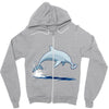 bottle opener nose Zipper Hoodie