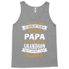 Super Cool Papa Of A Freaking Awesome Grandson Tank Top