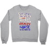 she is a crazy nurse Crewneck Sweatshirt