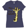 moo, i'm a goat Ladies Fitted T-Shirt