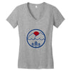 mens pacific northwest   copy Women's V-Neck T-Shirt