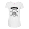 i love the world i will never stop exploring Maternity Scoop Neck T-shirt