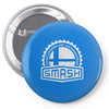 smash crest Pin-back button