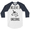 i believe in unicorns 3/4 Sleeve Shirt