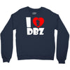 i love dbz  fun  super saiyajin piccolo vegeta dragonball son goku Crewneck Sweatshirt