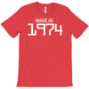 made in 1974 birthday celebration funny retro T-Shirt