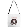 crimson red Adjustable Strap Totes