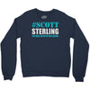 scott sterling the man the myth the legend Crewneck Sweatshirt