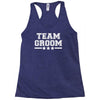 team groom mens stag Racerback Tank