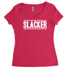 slacker Women's Triblend Scoop T-shirt