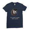 it's what's inside that counts Ladies Fitted T-Shirt