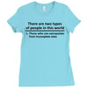 There Are Wwo Types Of People in This World Ladies Fitted T-Shirt