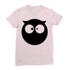 ghost burung Ladies Fitted T-Shirt