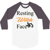 resting witch face   fall t shirt   funny halloween 3/4 Sleeve Shirt