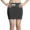 rope heart cat Mini Skirts