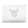 blue demon   lucha libre mexicana Accessory Pouches