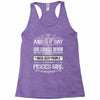 And 8th Day God Look Down So God Made A Pisces Girl Racerback Tank