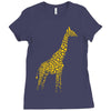 giraffe Ladies Fitted T-Shirt