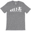 dj evolution funny music mixing djing disk jockey turntable T-Shirt