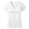 keeps its edge forever Women's V-Neck T-Shirt