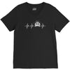 pug heartsnort V-Neck Tee