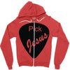 pick jesus bible Zipper Hoodie