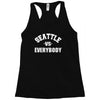 seattle vs everybody Racerback Tank