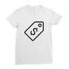 usd logo Ladies Fitted T-Shirt