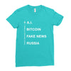 30 Seconds To Mars Topics Ladies Fitted T-Shirt