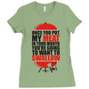once you put my meat in your mouth t shirt tee funny grilling cook che Ladies Fitted T-Shirt