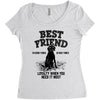 Best Friend  Beagle Women's Triblend Scoop T-shirt