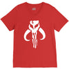 mandalorian symbol star wars tee boba fett bantha skull jedi sith V-Neck Tee