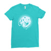 dramatic chipmunk Ladies Fitted T-Shirt