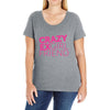 crazy exgirl friend Ladies Curvy T-Shirt