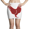 chiken red Mini Skirts