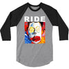 ride going blank again rock music band 3/4 Sleeve Shirt