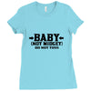 baby not midget do not toss Ladies Fitted T-Shirt