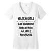 March Girls Women's V-Neck T-Shirt